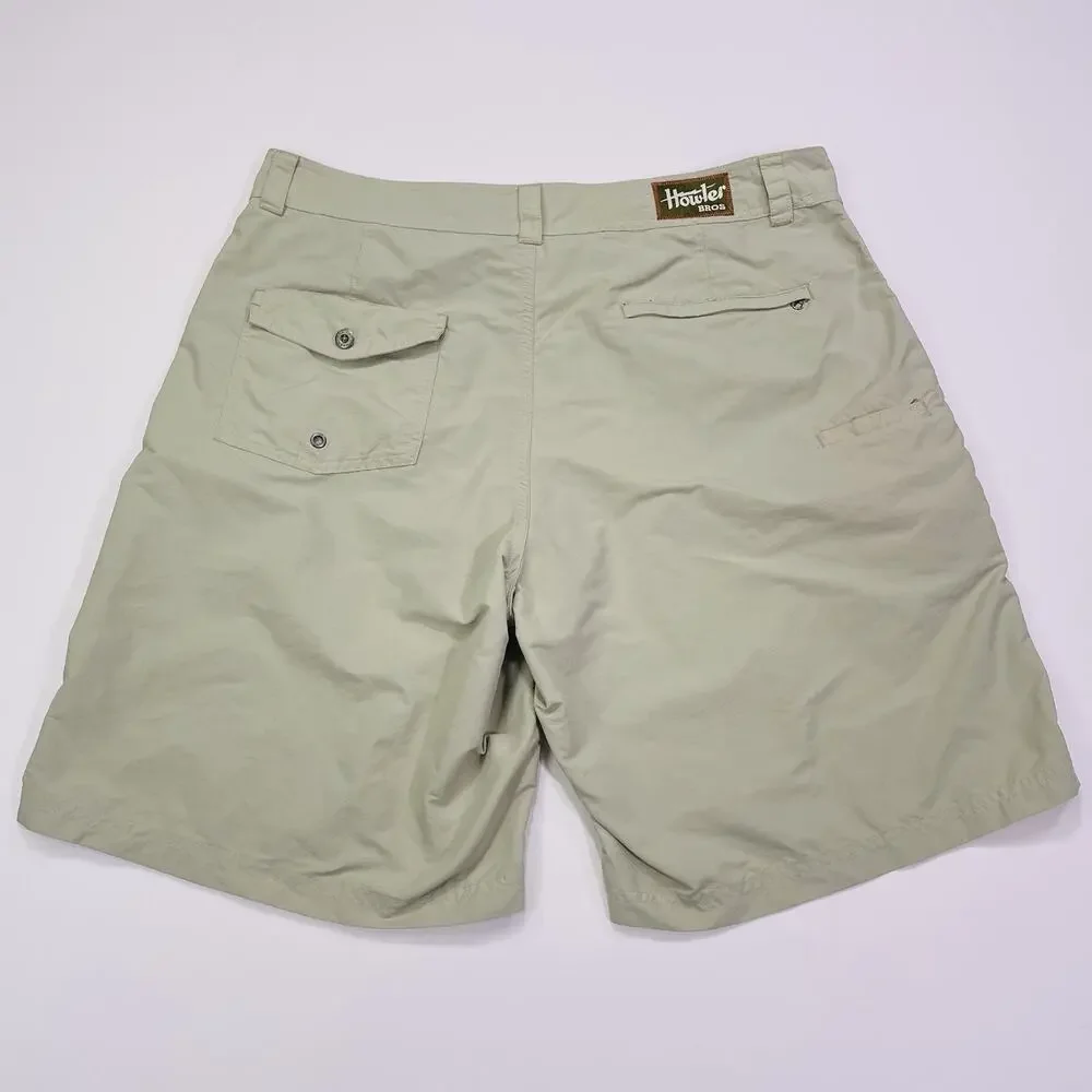 HOWLER BROS Mens Ripstop Horizon Hybrid 10”Shorts Size 36 Biege Quick-Dry